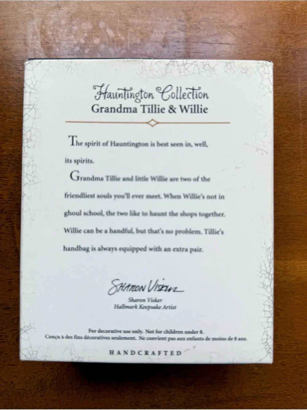 Hallmark Hauntington Collection Grandma Tillie & Willie Ornaments - 2005